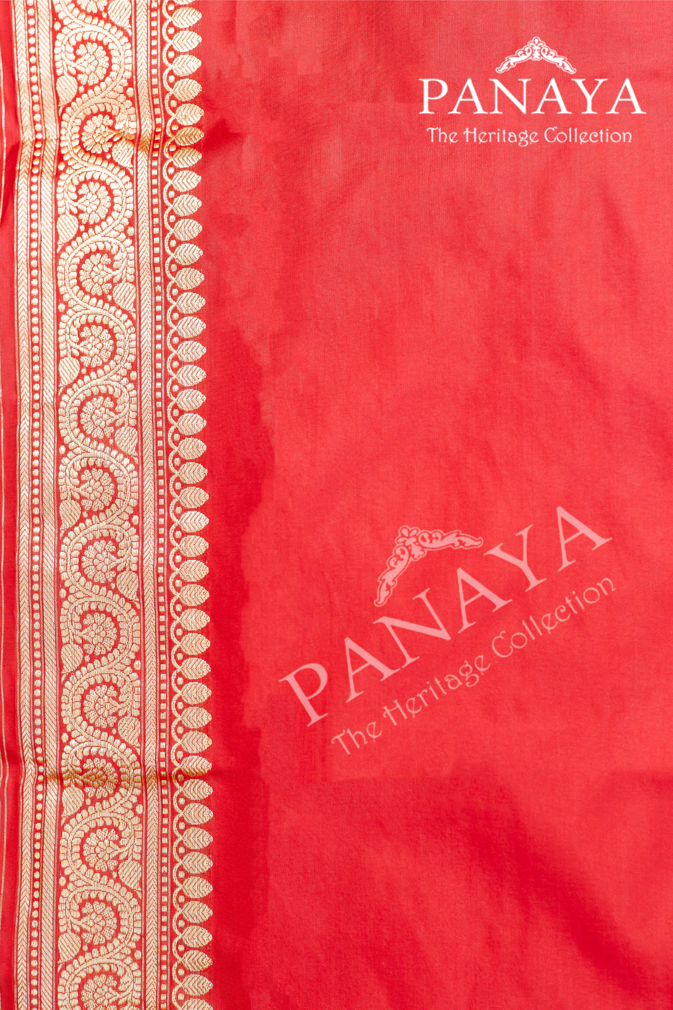 Banrasi Handloom With Shikargah Pattern Zaal Work With Gold And Silver Zari Work