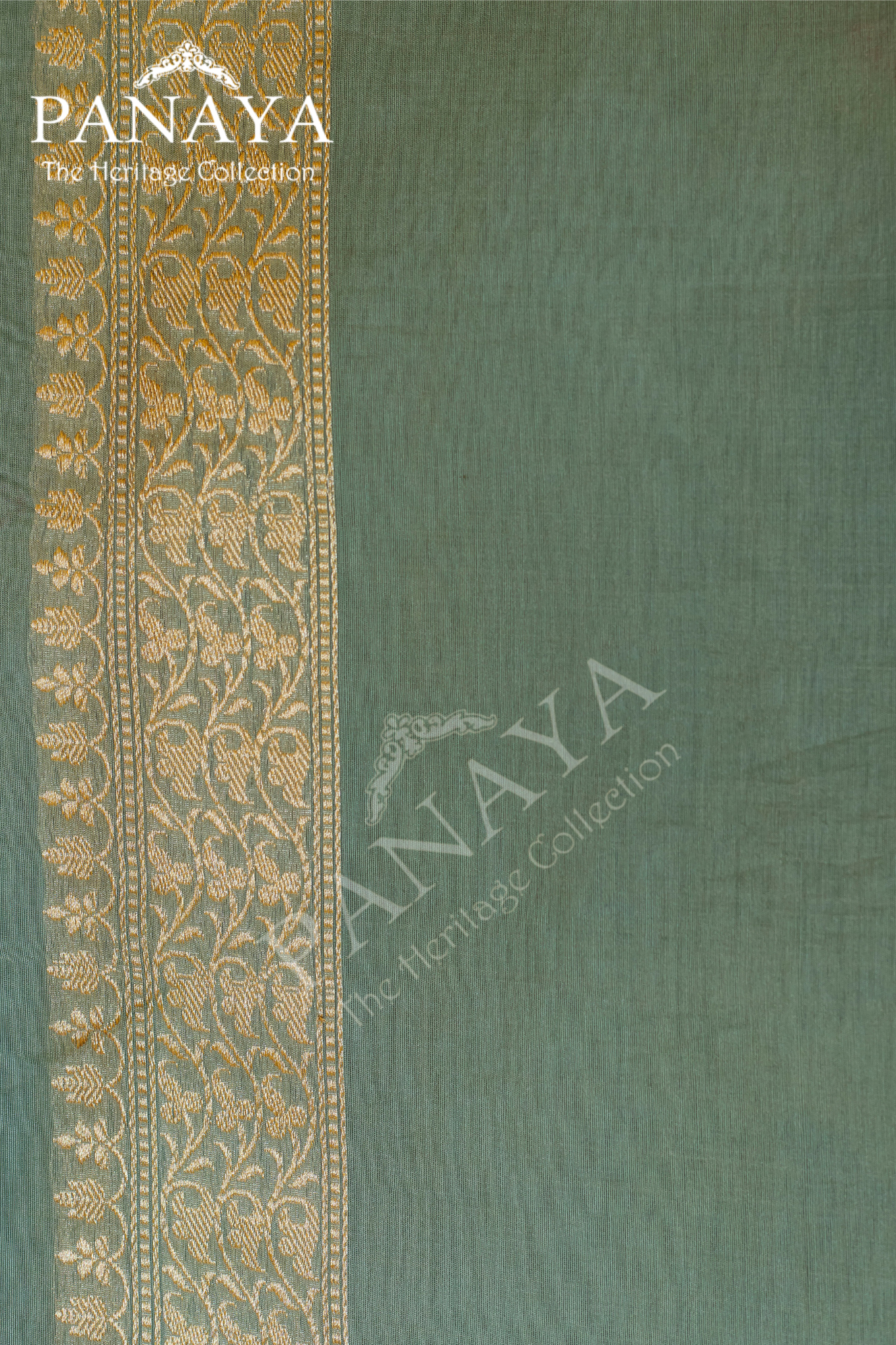 Kora Silk With Meenakari Buti Work