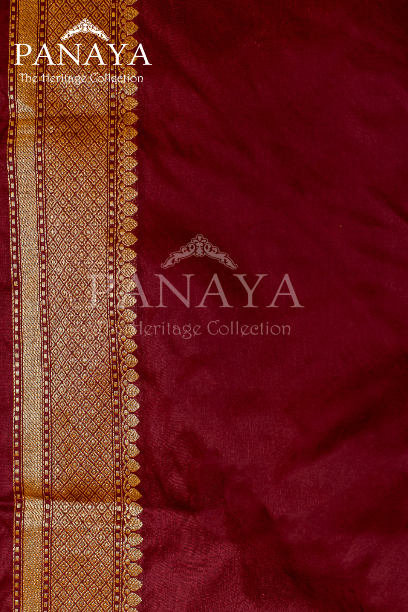 Katan Silk With Royal Buta With Gold And Silver Zari Work