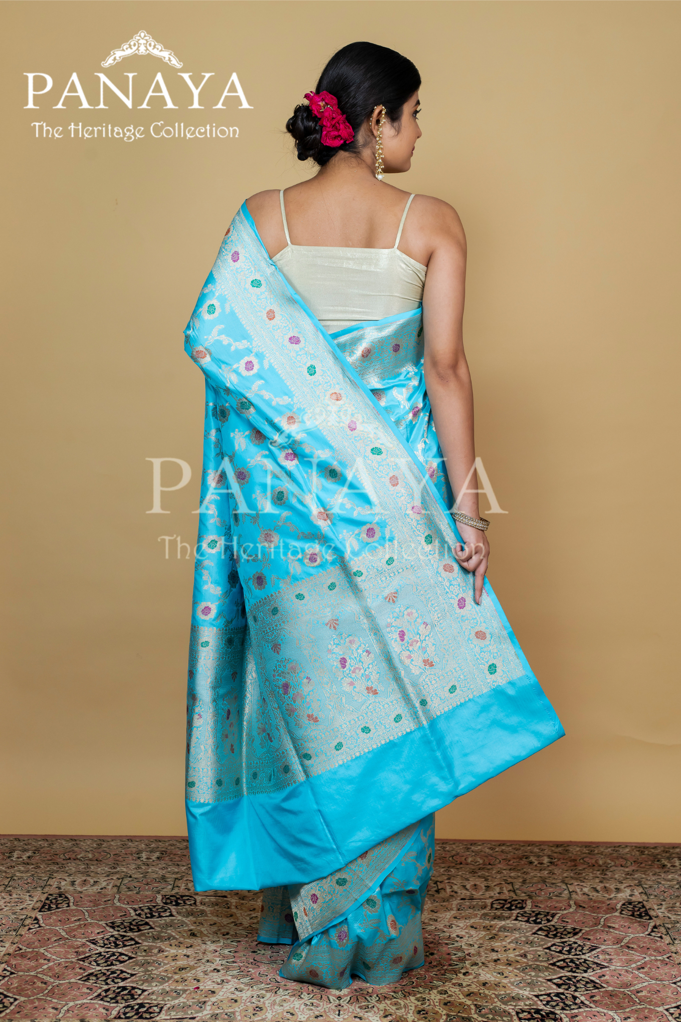 Handloom Cut Work Banarasi Border Zaal Design With Meenakari Zaal