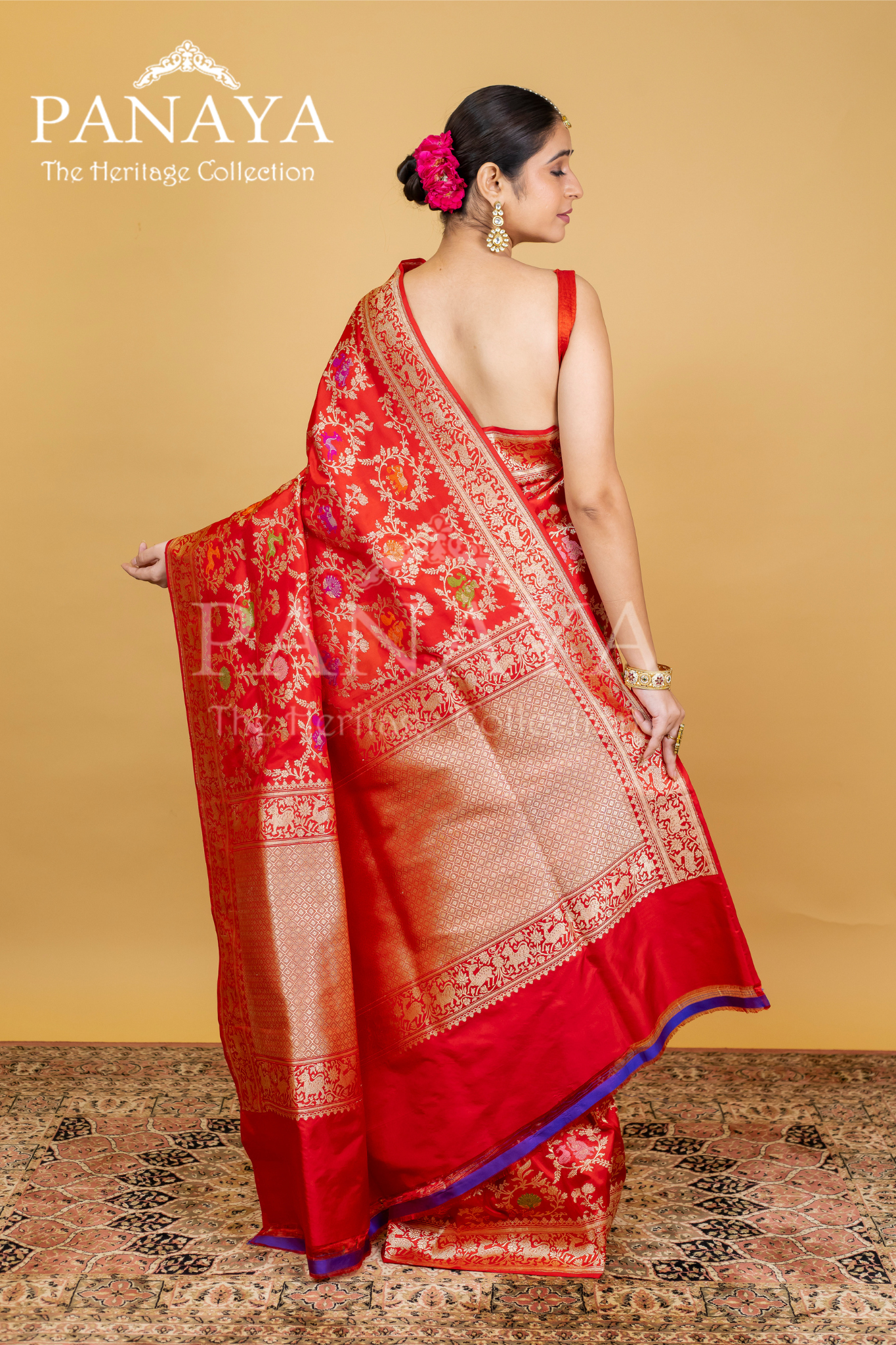 Katan Silk Sikargah Design Zaal With Meenakari Work