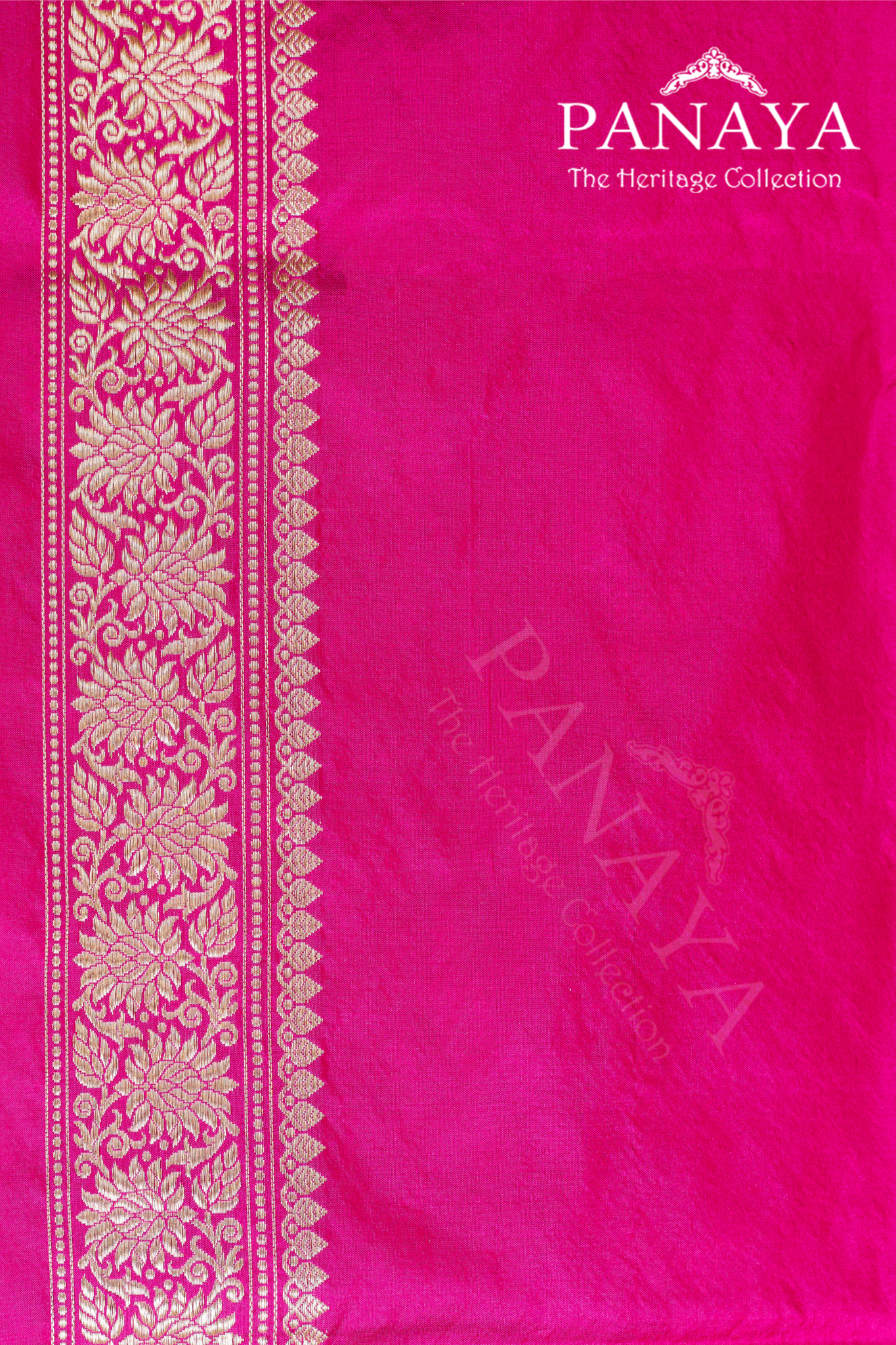 Handloom, katan silk with kadwa buti, kari gold work anchal with zaal lace