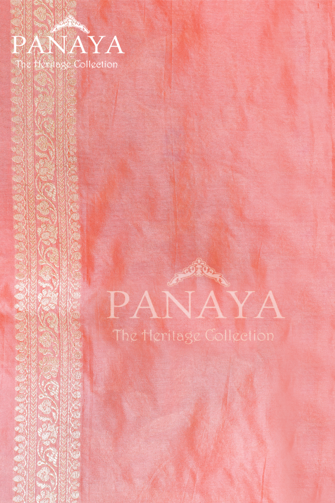 Katan Silk Zaal Design Meenakari Work With Banarasi Anchal Border Design