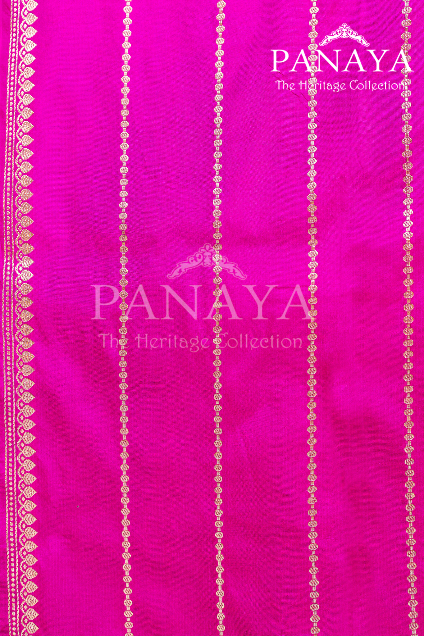 Rangkat Saree With Contrast Banarsi Border And Anchal