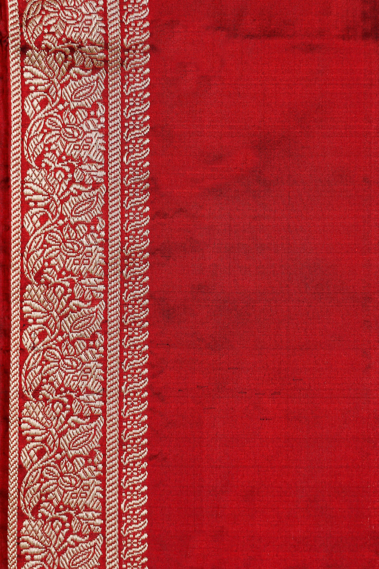 Maroon Katan Pure Silk Kadwa Saree - Panaya