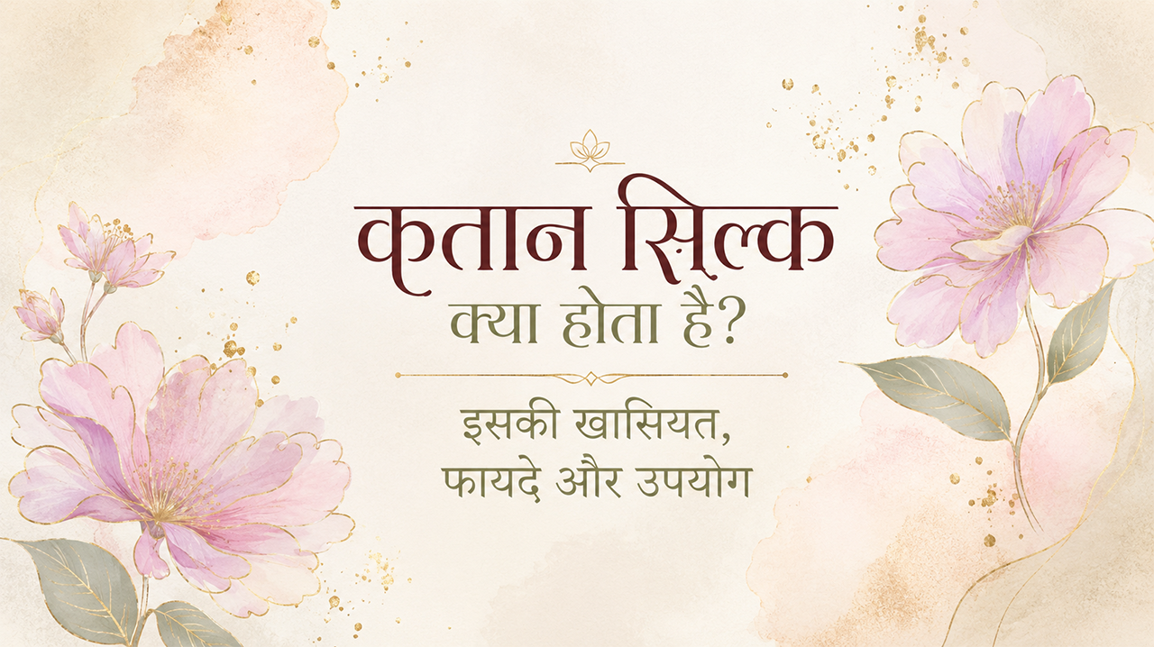 कतान सिल्क क्या होता है? इसकी खासियत, फायदे और उपयोग