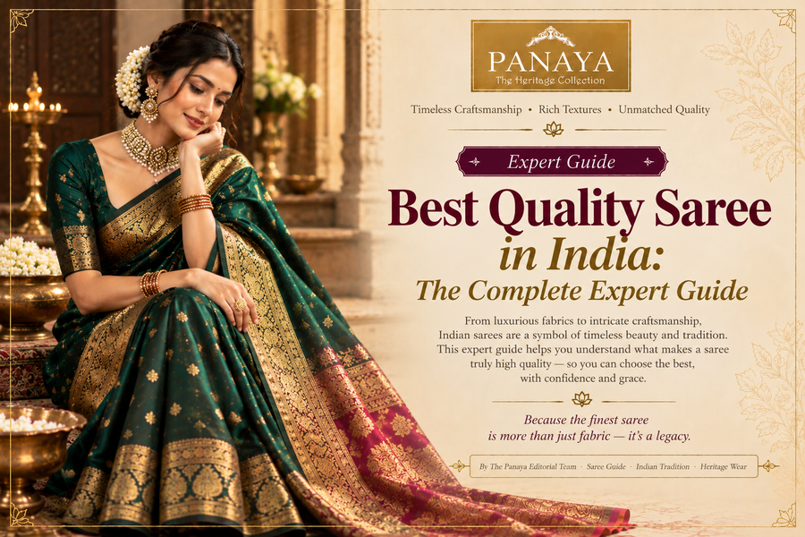 Best Quality Saree in India: The Complete Expert Guide . 