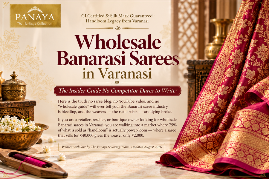 Wholesale Banarasi sarees in Varanasi