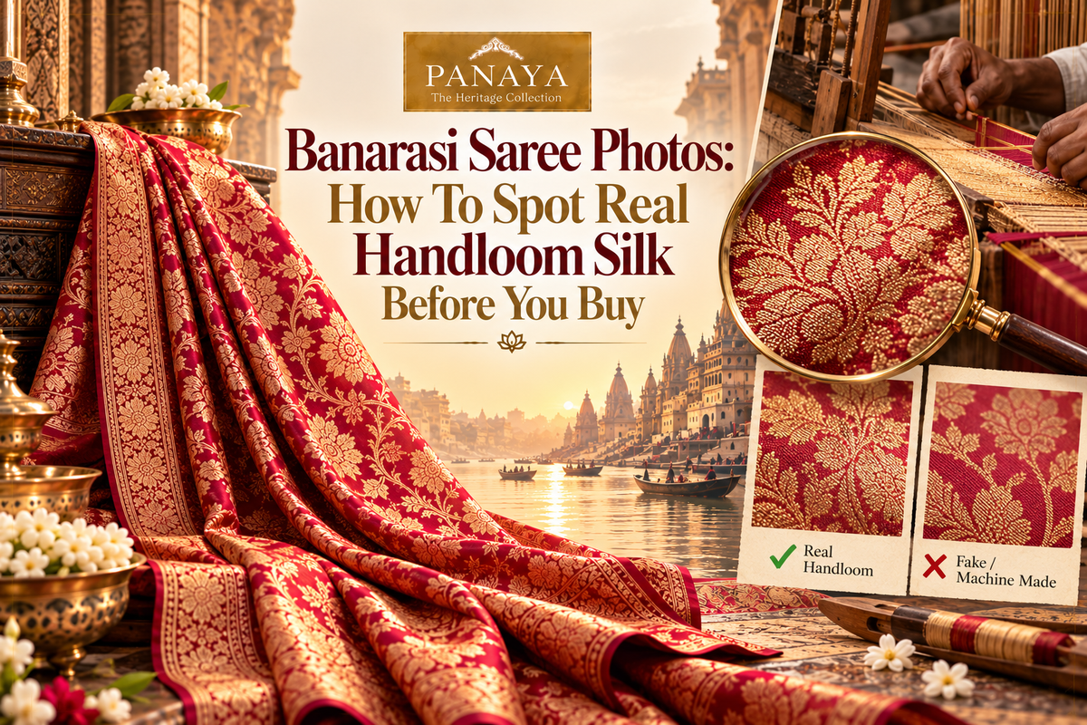 Banarasi Saree Photos: How To Spot Real Handloom Silk Before You Buy