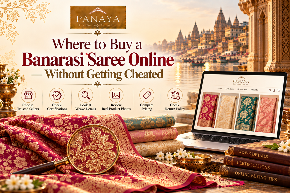 Where to Buy a Banarasi Saree Online — Without Getting Cheated
