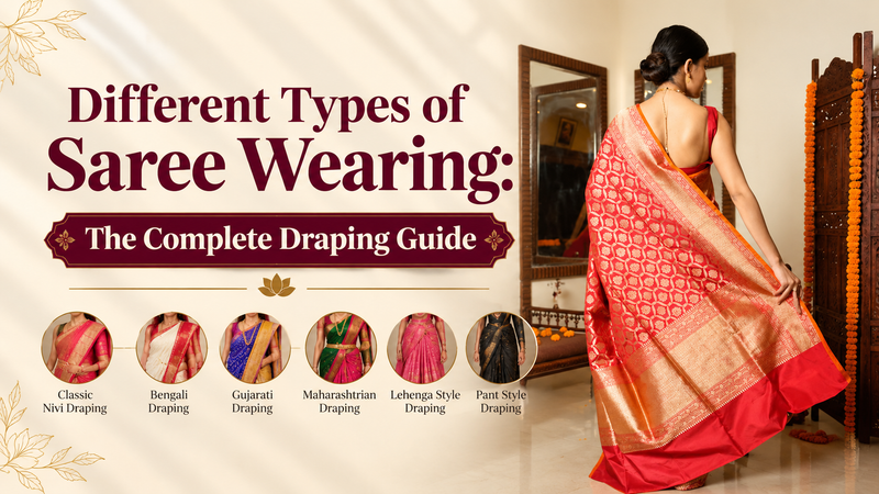 Different Types of Saree Wearing: The Complete Draping Guide