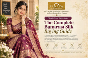 SHADI PARTY WEAR SAREE The Complete Banarasi Silk Buying Guide