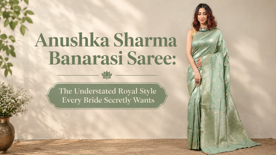 Anushka Sharma Banarasi Saree