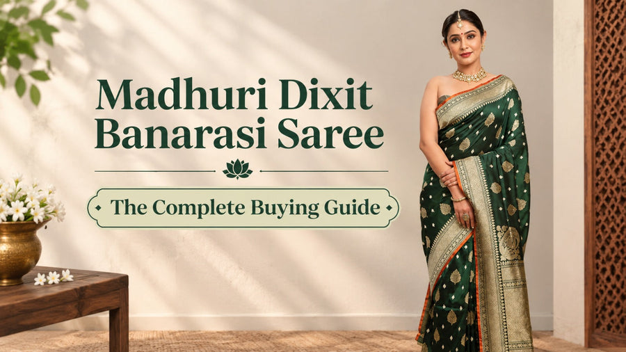 Madhuri Dixit Banarasi Saree