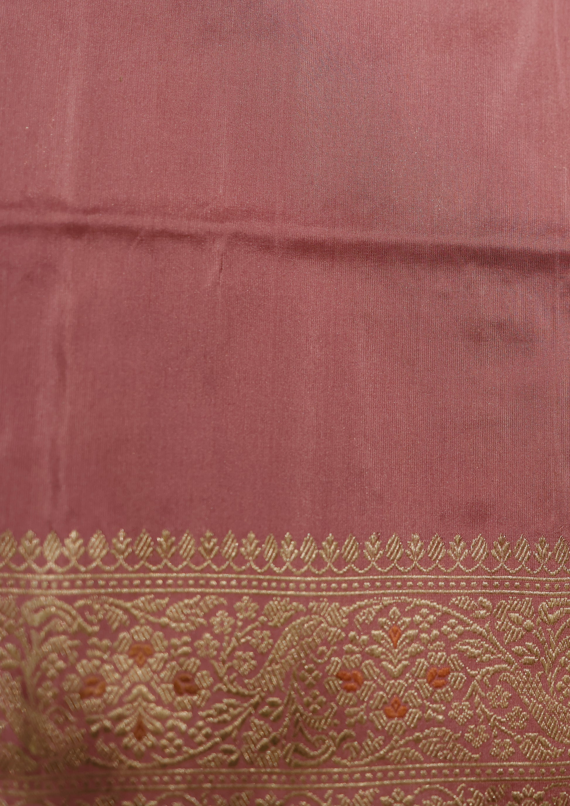 Pink Handwoven Kadwa Katan Pure Silk Saree