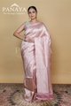 Handloom Tanchoi Silk Saree With Full Enticate Work And Border