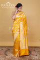 Katan Silk Zaal Design With Meenakari Work Banarasi Anchal Border Work