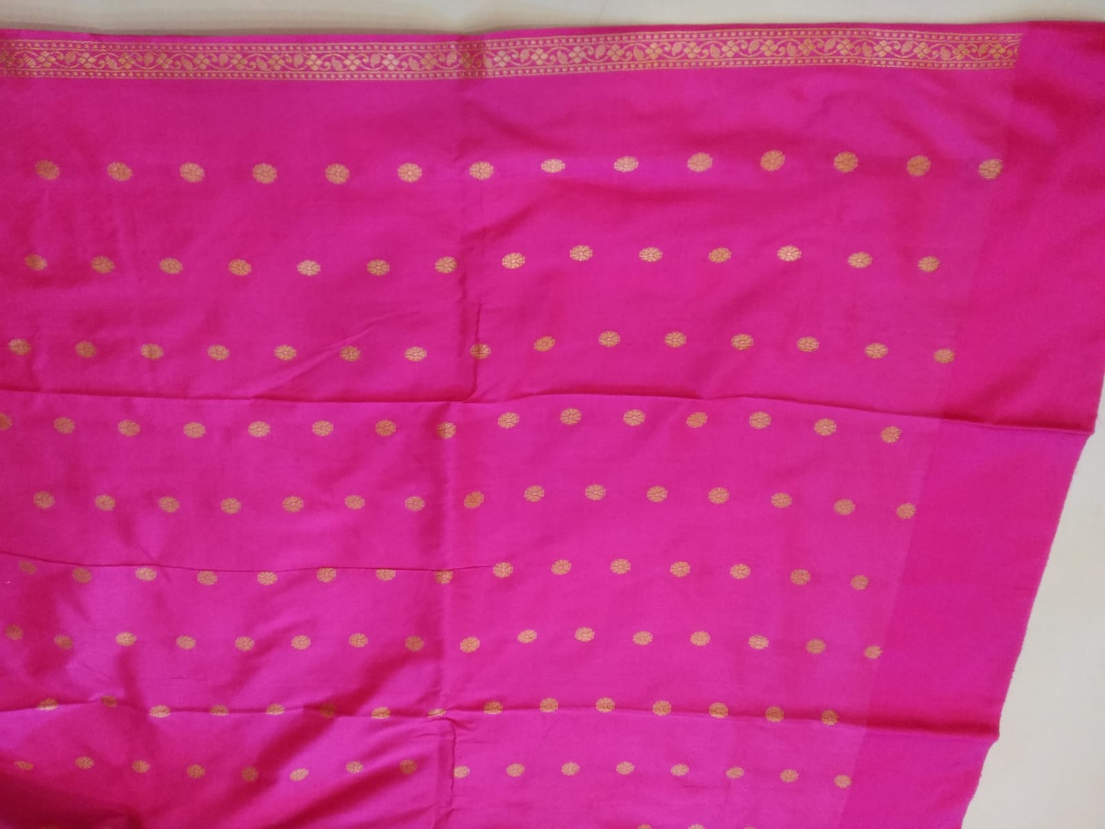 Mint Handwoven Kadwa Katan Silk Saree