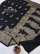 Saree Katan Silk with Meenedarr Banarasi Aanchal & Border with Gold Zari Carry Boota and konia