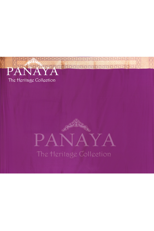 Saree Katan Silk Brocade Tanchuie Design With Jaal Design With Banarasi Aanchal & Border