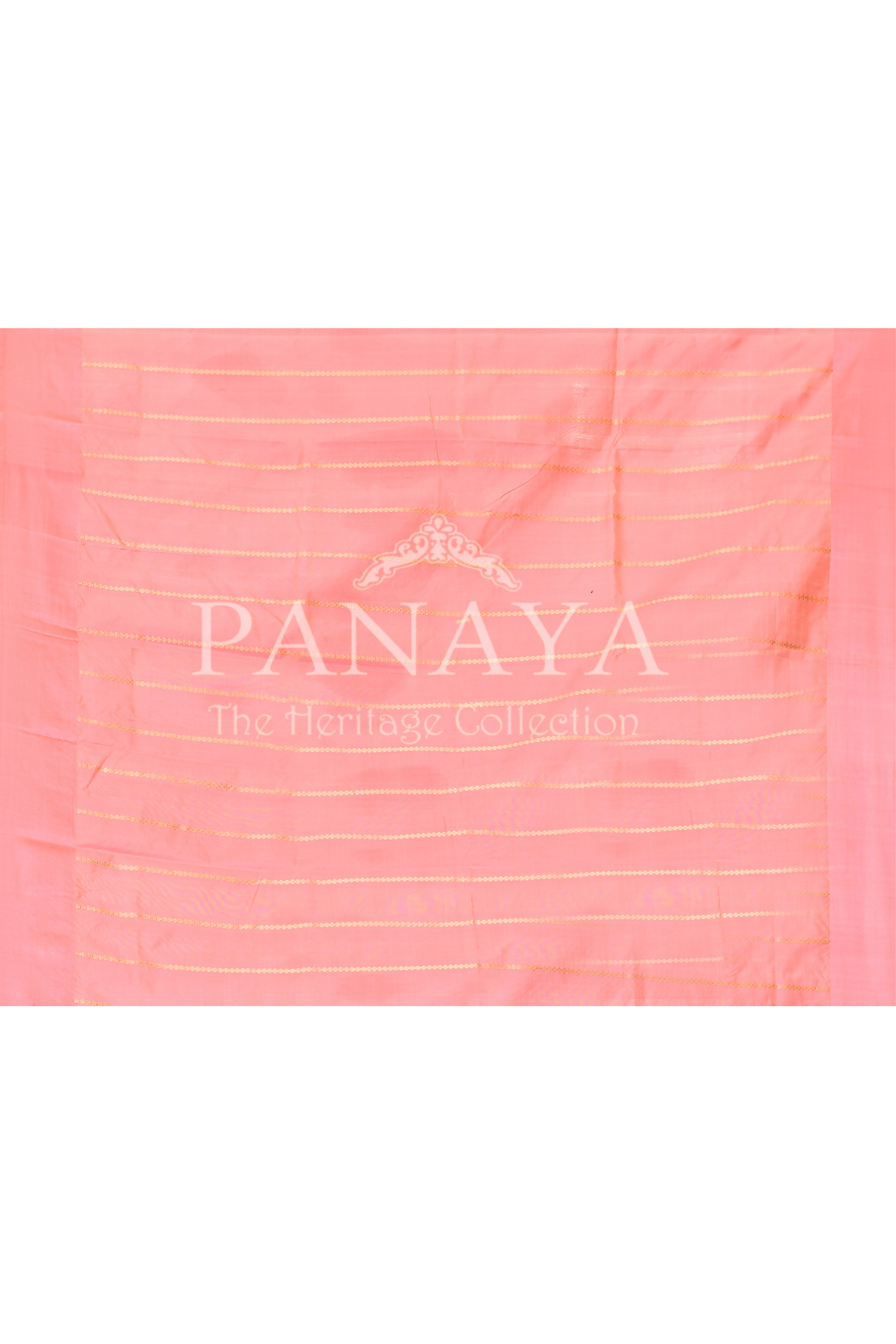 Saree Katan Silk with Contrast Banarasi Aanchal & Border with Gold Zari Boota Design