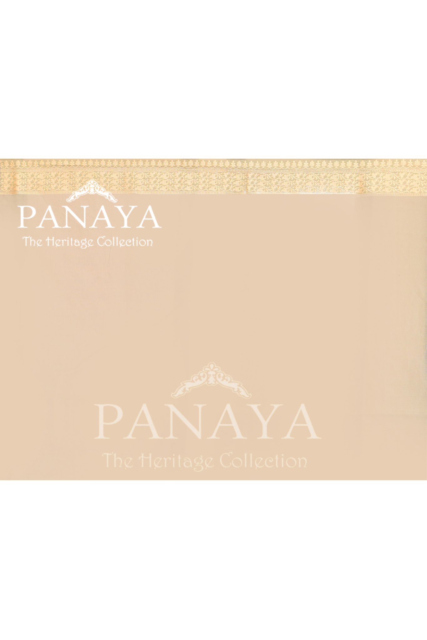 Saree Kora Cotton Silk With Banarasi aanchal & Border with Meenedar Booti