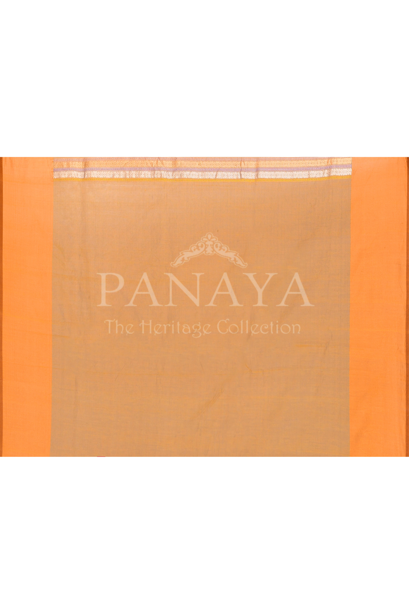 Saree Kora cotton Silk with Banrasi Aanchal & Border with Meenedar Aada Design