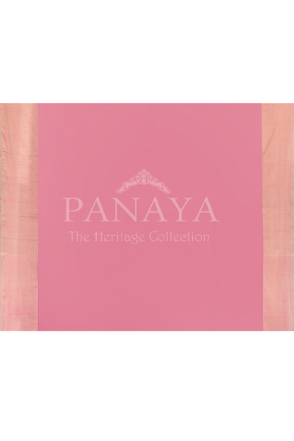 Saree Kora cotton Silk with Banrasi Aanchal & Border with Meenedar Aada Design