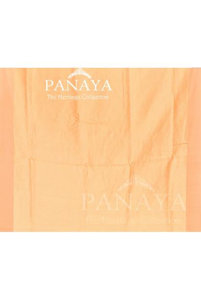 Saree Kora Cotton Silk With Banarasi aanchal & Border with Gold & Silver  Booti