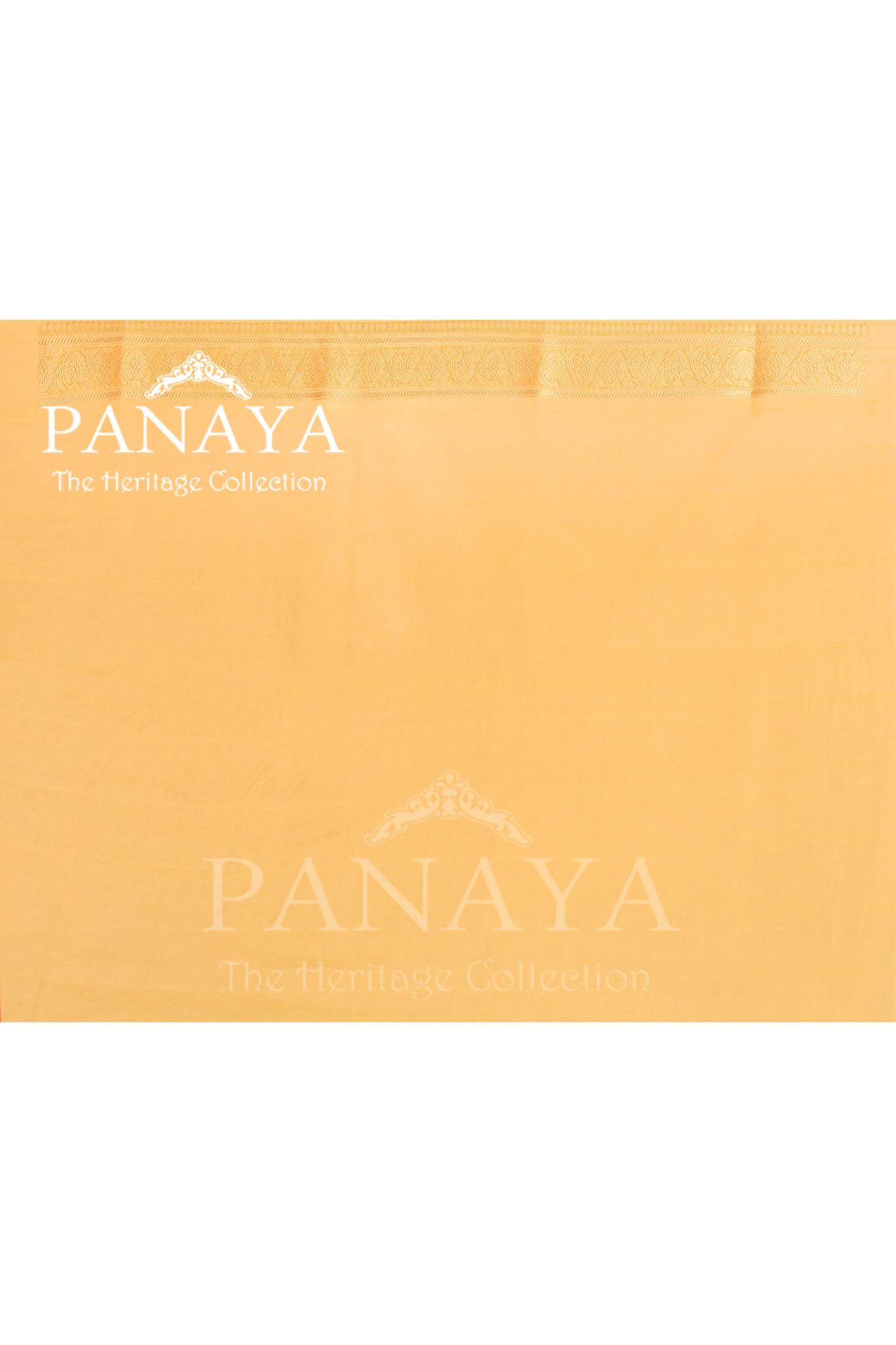 Saree Kora Cotton Silk With Banarasi aanchal & Border with Meenedar Booti