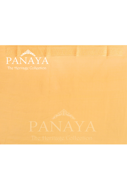Saree Kora Cotton Silk With Banarasi aanchal & Border with Meenedar Booti