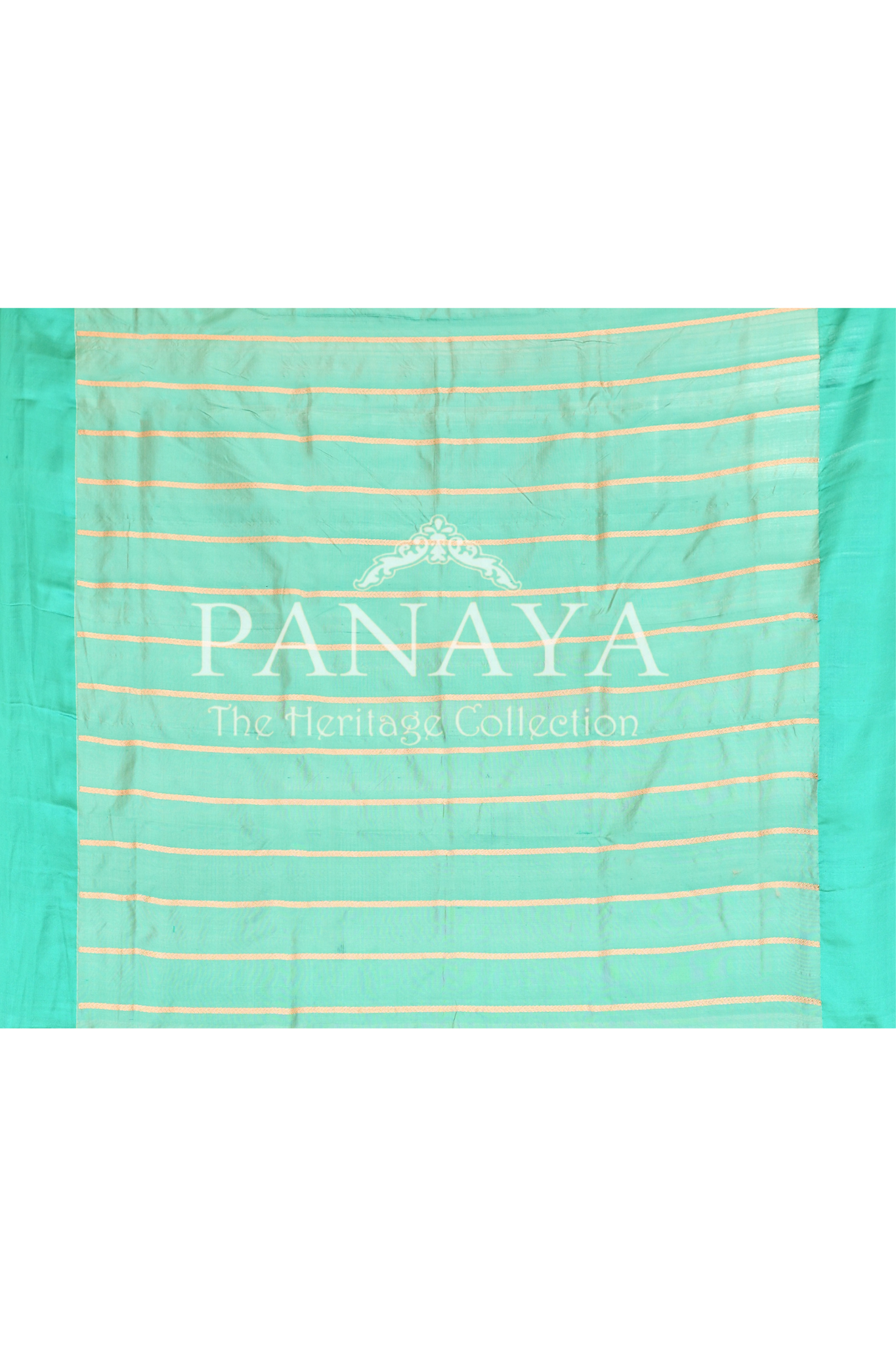 Saree Katan Silk with Contrast Banarasi Aanchal & Border with Gold Zari Boota Design