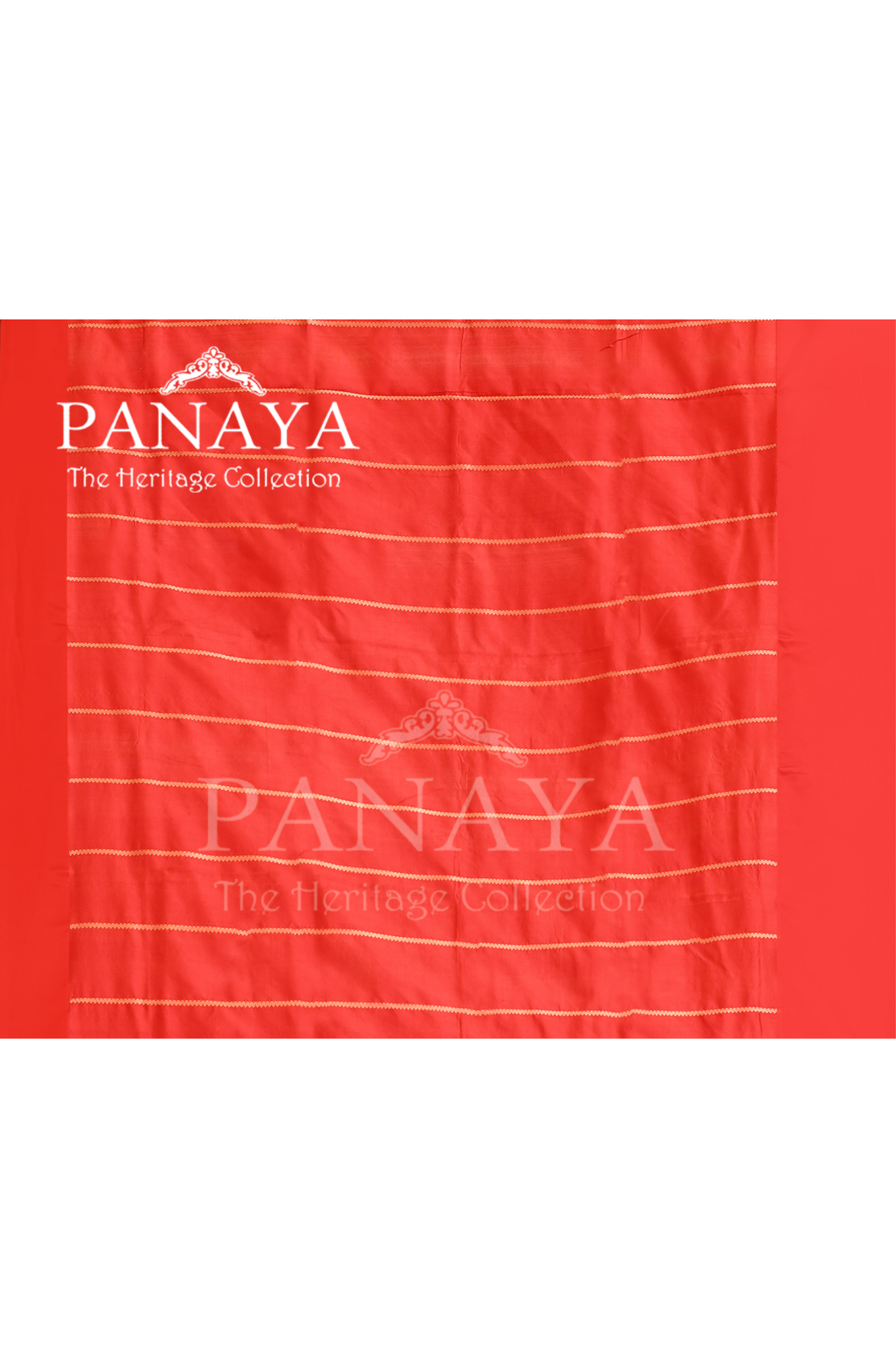 Saree Katan Silk with Contrast Banarasi Aanchal & Border with Gold Zari Boota Design