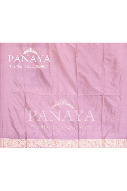Saree Katan Silk Handwoven with Banrasi Aanchal & Border with Gold  Booti