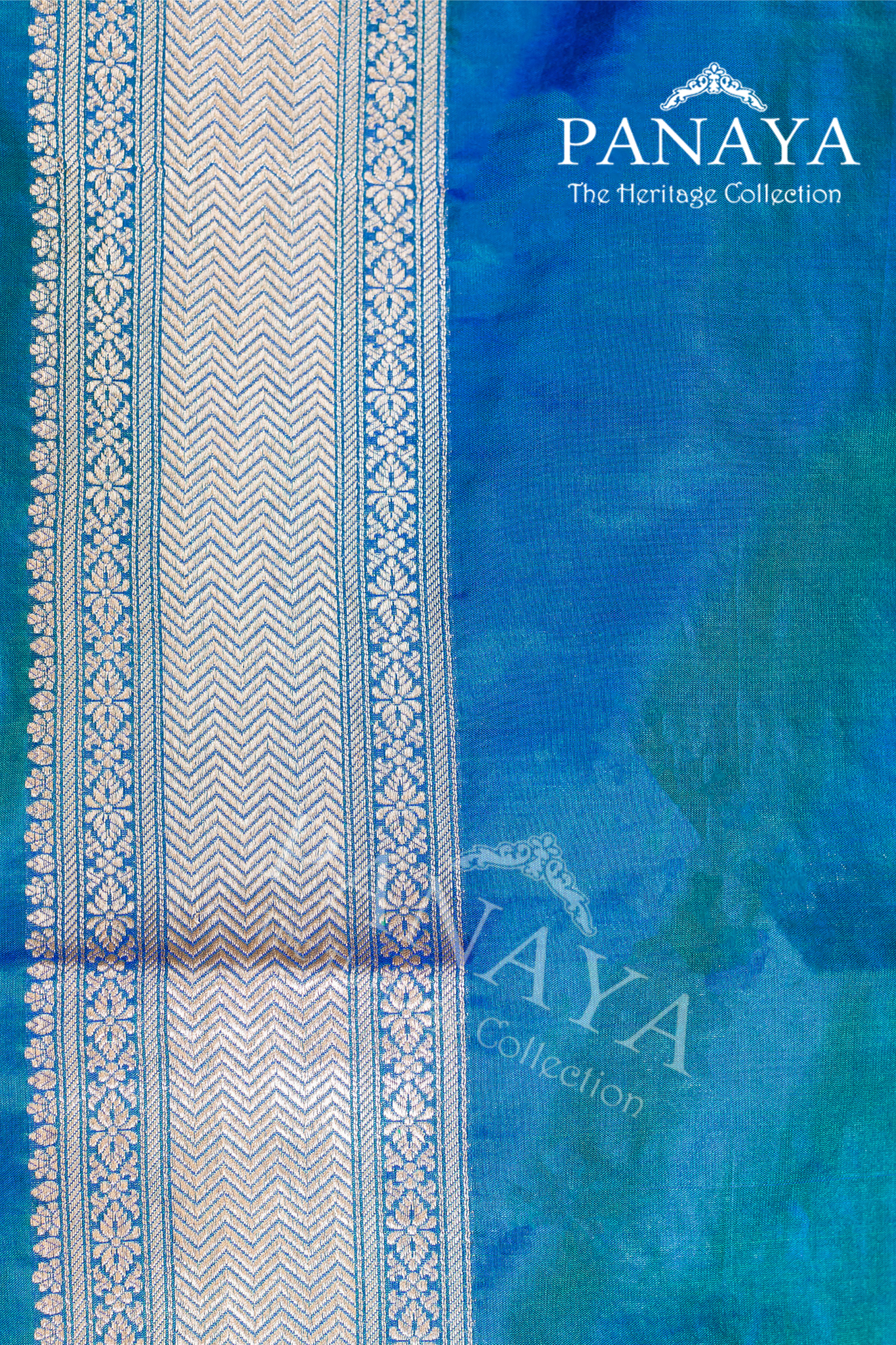 Katan Silk Zaal Design With Sona Rupa Work With Banarasi Border And Anchal
