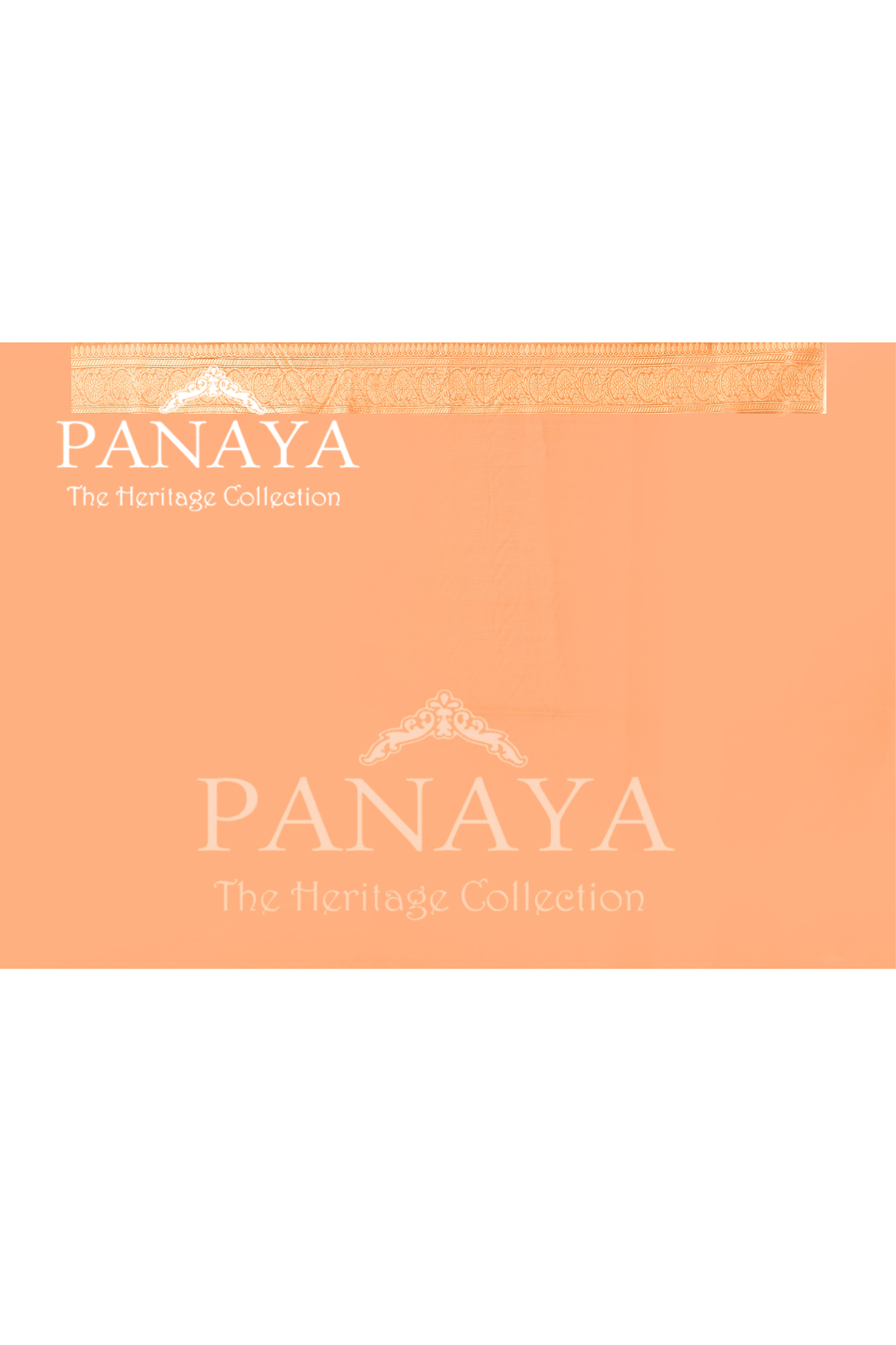 Saree Kora Cotton Silk With Banarasi aanchal & Border with Meenedar Booti