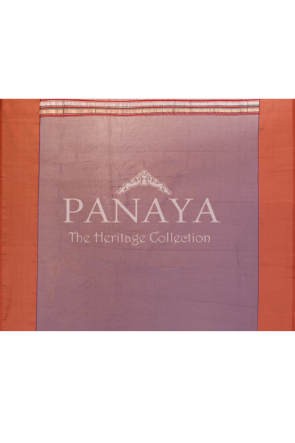 Saree Kora cotton Silk with Banrasi Aanchal & Border with Meenedar Aada Design