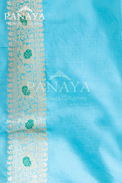 Handloom Cut Work Banarasi Border Zaal Design With Meenakari Zaal