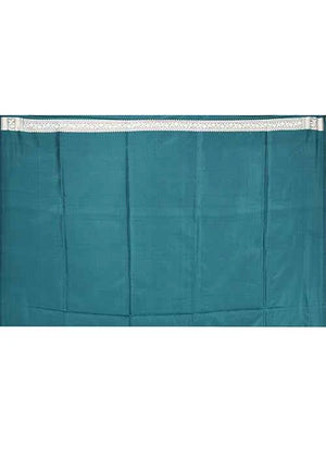 Blue Katan Silk Saree