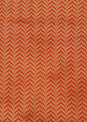 Red Katan Silk Saree