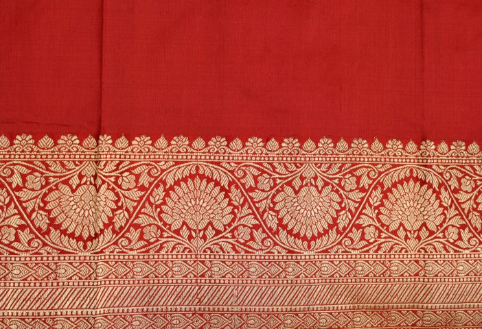 Pink Katan Pure Silk Saree - Panaya 