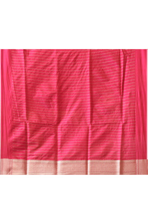 Red Katan Silk Saree — Kadwa Booti