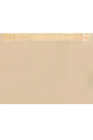 Powder Green Kora Silk Saree — Kadwa Flower Booti