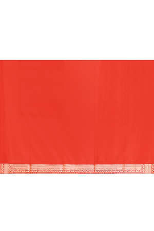Mustard Katan Silk Saree — Cut Work Booti