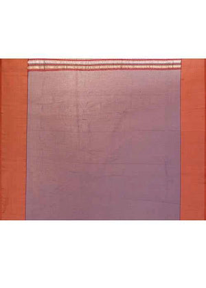 Blue Kora Silk Saree — Kadwa Aada Design