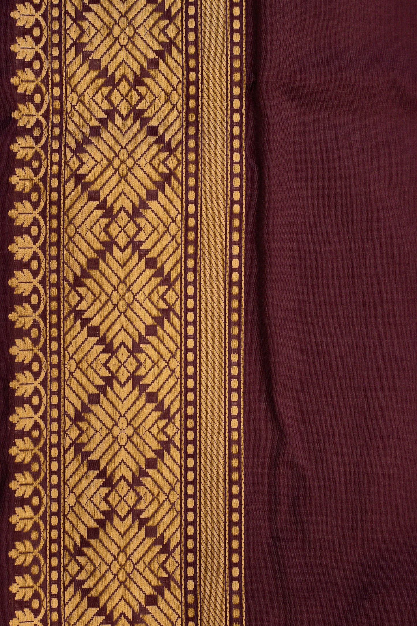 Magenta Saree Katan Silk Handwoven - Panaya 