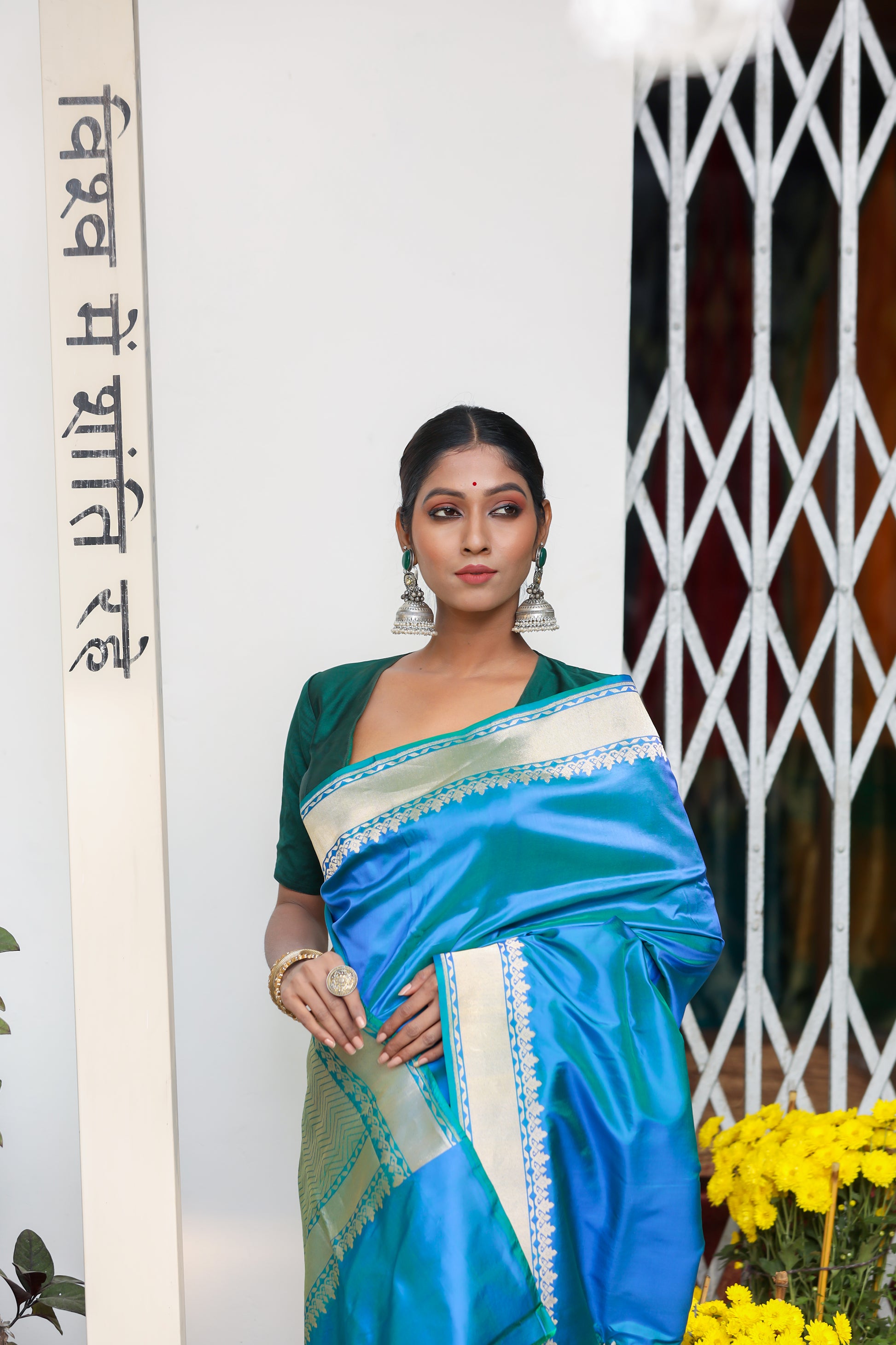 Morkanthi Katan Pure Silk Kadwa Saree