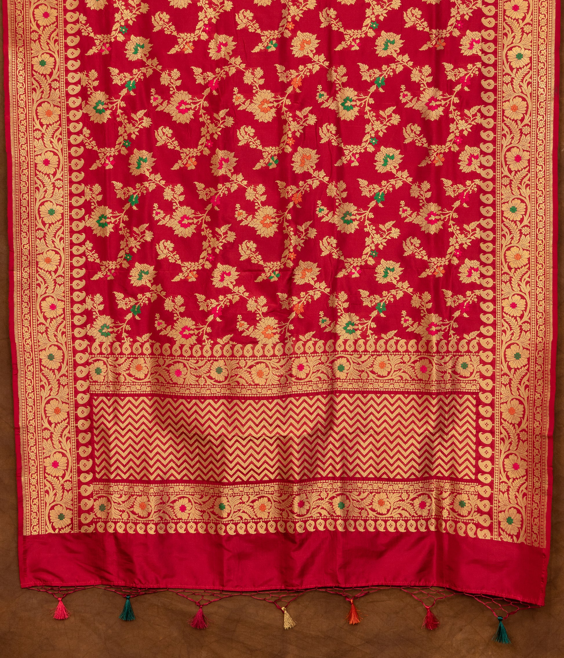 Dusty Pink Katan Pure Silk Dupatta