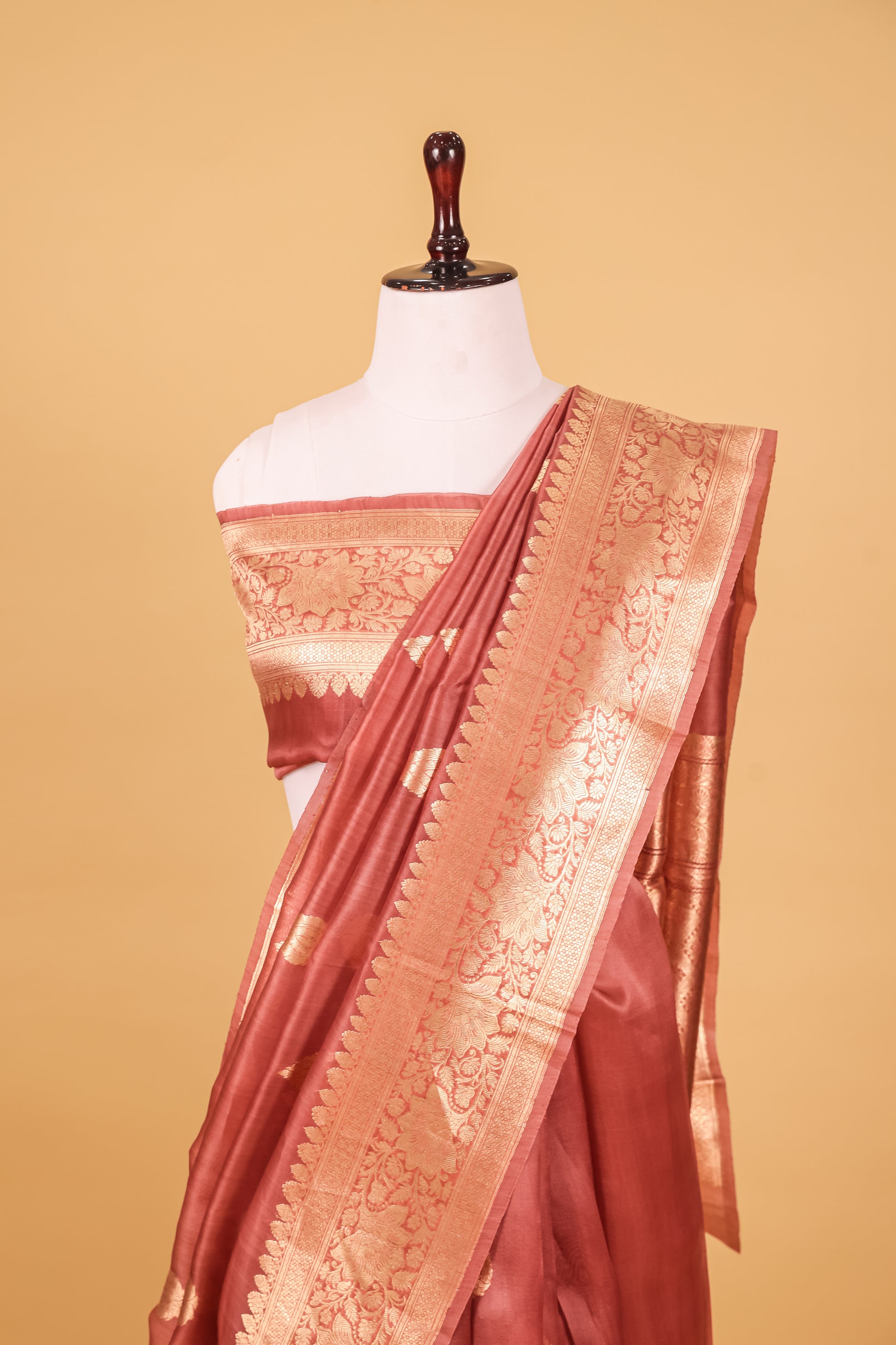 Pink Organza Silk Kadhwa Saree