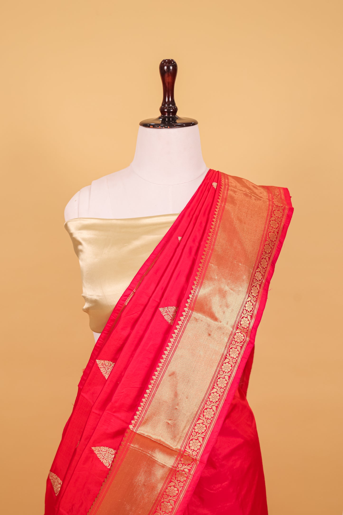 Rani Pink Katan Pure Silk Kadhwa Saree - Panaya 